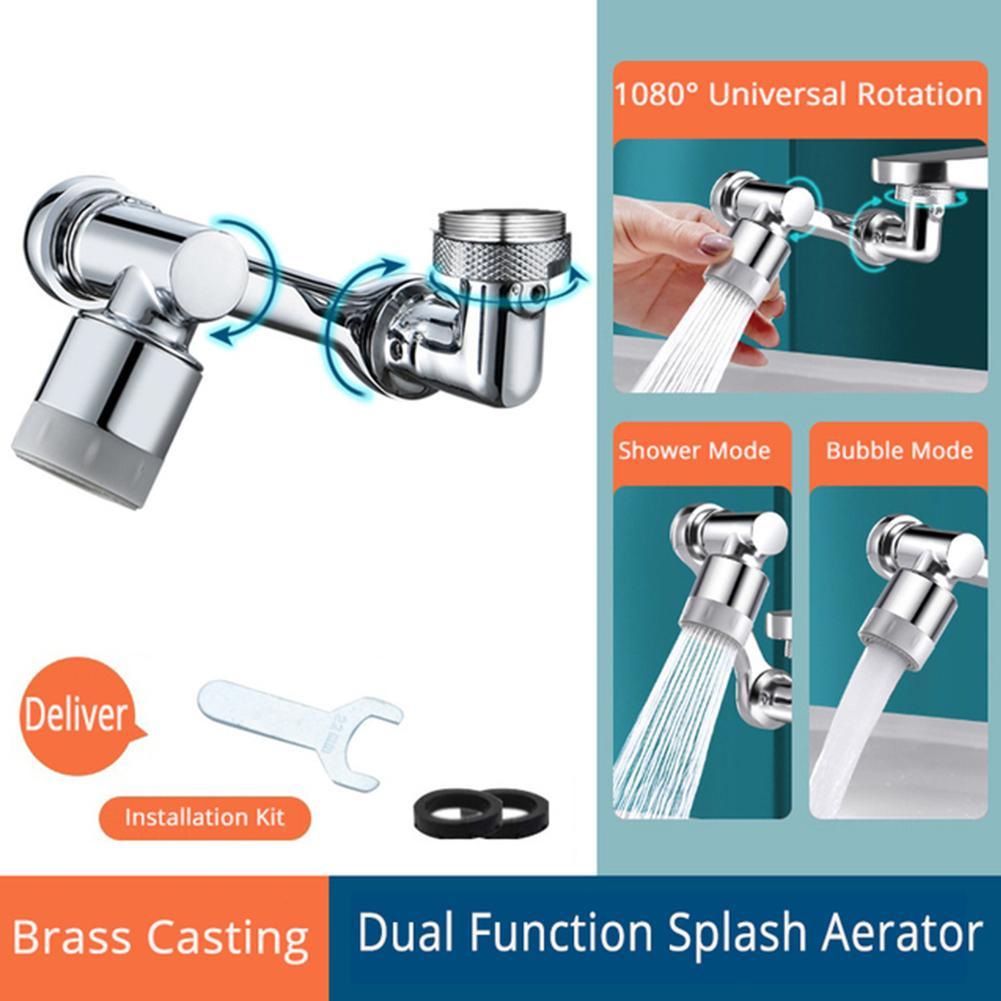 Universal 1080 Faucet Extender Universal Swivel Splash For Kitchen